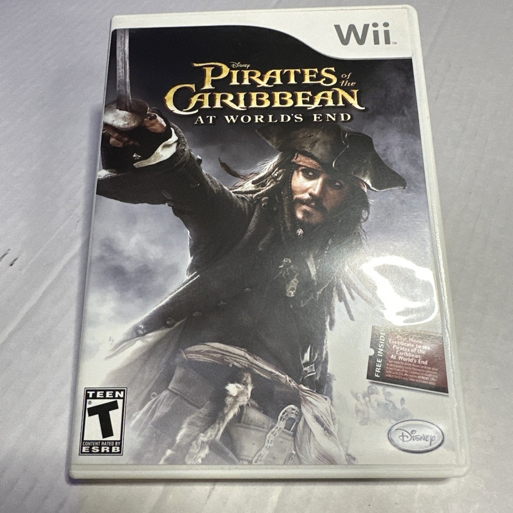Pirates of the Caribbean At Worlds End Nintendo Wii w/ Manual Rating: T